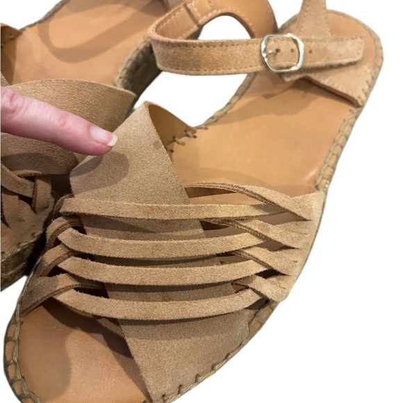 Naguisa Vader Sandals Wedges Size 9.5 US / 40 EU EUC - Picture 5 of 8